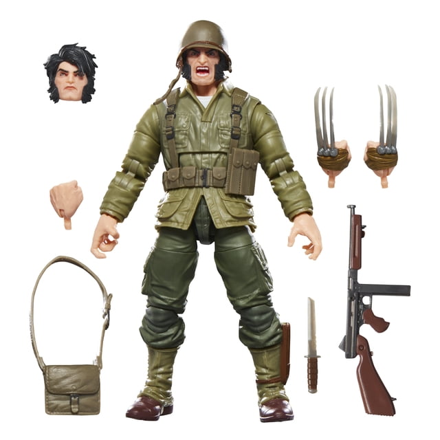 Marvel Legends Series Wolverine (WWII Logan) X-Men Comics Action Figure