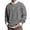 R166-Grey, variant on Men's Casual Pullover Sweatshirt Winter Warm Half Zip Stand Collar Sweatshirts Tops Loose Fit Comfortable Daily Wear Comfort Hoodie Tops