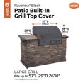 thumbnail image 4 of Classic Accessories Ravenna® Black Built-In Grill Top Cover - Premium Outdoor Grill Cover with Water Resistant Fabric, Large (55-400-040401-EC), 4 of 13