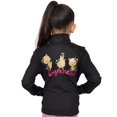 thumbnail image 2 of Stretch Is Comfort Girl's Glitter | Gymnastics Cats| Jacket Mock Neck | Youth 4-12, 2 of 11