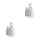 thumbnail image 1 of Bearachild 2 en 1 3 modos de carga USB ajustable mini ventilador de viaje de verano ventiladores de refrigeración de escritorio recargables Gris 2piezas, 1 of 6