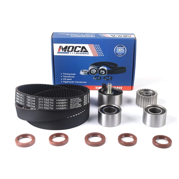 MOCA AUTOPARTS Timing Belt Kit Fit for 93-97 Subaru Impreza 1.8L & 90-97 Subaru Legacy 2.2L