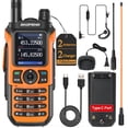 thumbnail image 1 of Radio bidireccional BAOFENG UV-21R recargable de largo alcance naranja, 1 of 8