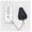 Black, variant on Portable Door Lock for Travel and Hotels, Keyless Security Door Lock for Apartments, Dorm Rooms and Renters
