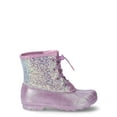 thumbnail image 4 of Wonder Nation Girls' Glitter Duck Boots, 4 of 5