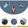 thumbnail image 3 of SandT Collection Soccer Shoe Keychains Sneaker with Cleats Country Souvenir Keyrings, 3 of 6