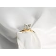 thumbnail image 5 of 14K Yellow Gold Plated Lab-Created Diamond 2Ct Radiant Cut Women Engagement Ring 925 Sterling Silver, 5 of 5