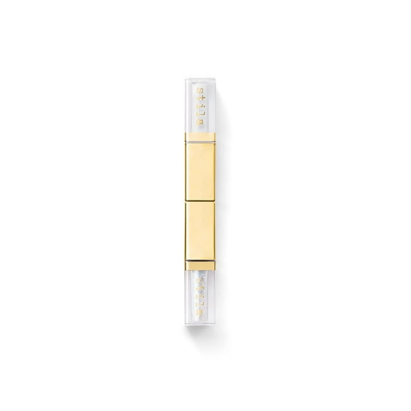 Stila Double Dip Suede Shade & Glitter & Glow Liquid Eye Shadows - White Out
