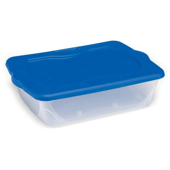 Homz 27Quart Clear UnderBed Storage Box Set