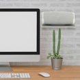 thumbnail image 3 of 2X Wall Shelf Speaker Stand, Acrylic Wall Mount Display Shelf for Bluetooth Speaker, Webcam, Cell Phones, Toy-, 3 of 5