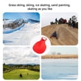 thumbnail image 7 of XiYing Portable Abs Plastic Snow Sled for Winter Sports, 51X35Cm Sledding Board with Large Handle for Snow Grass Sand Sliding, Includes 1 Sled, 7 of 7