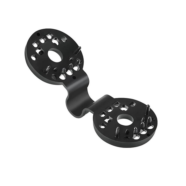 Kearding Malla de sombreado Clip Abrazadera Tela Ojal Valla Gancho de red A prueba de insectos Exterior Anti-pájaro Invernadero Negro Type2 NO2