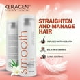 thumbnail image 3 of Keragen - Brazilian Smoothing Keratin Hair Treatment, Blowout Straightening System for Dry and Damaged Hair - Forte, Sulfate Free - Eliminates Curls and Frizz, Medium to Coarse Hair (32 Oz), 3 of 8