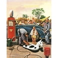 thumbnail image 2 of Marmont Hill "Inflating Beach Toy" by Stevan Dohanos Painting Print on Canvas, 2 of 5
