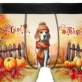 thumbnail image 4 of Happy Thanksgiving Beagle Give Thanks Fall Beanie Scarf Welcome All Over Print Boxer Briefs Underwear for Men Dad Beagles Dog Lover Gifts Idea - 00020, 4 of 6