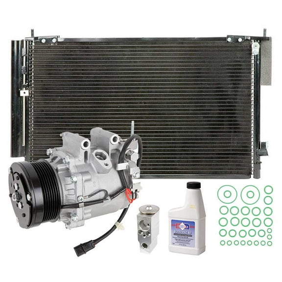 A/C Kit w/ AC Compressor Condenser & Drier For Honda Civic 1.8L Coupe 2006 2007 2008 2009 2010 2011 - BuyAutoParts