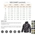 thumbnail image 2 of Domzest Winter Coats for Men Fashion Water Resistant Camouflage Jacket Classic Fit Outdoor Fishing Hooded Coat Lightweight Raincoat Green 2XL, 2 of 2