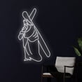 thumbnail image 2 of Handmadetneonsign Jesus Carrying Cross Neon Sign,Cross Jesus Neon Light, Wall Art, Wall Decor, 2 of 5