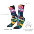 thumbnail image 4 of Vsdgher Colorful Mushroom Crew Socks for Men & Women, Breathable Casual Athletic Ankle Socks, 4 of 6