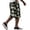 #02Earthy Yellow, variant on Mens Tropical Hawaiian Corduroy Cargo Shorts Drawstring Waist Multi Pocket Knee Length Printed Casual Shorts For Summer Travel Holiday