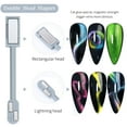 thumbnail image 5 of Nail Magnet Tool, Cat Eye Nail Magnet, Double-Head Flower Nail Magnet Strip for Gel Polish, Powerful Magnetic Strip with Round and Flat Ends for Unique Manicure Art Design, 5 of 6