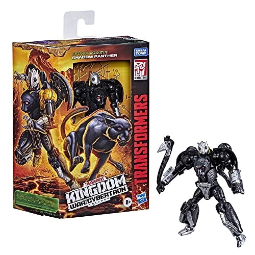 Transformers Toys Generations War para Cybertron: Kingdom Deluxe WFC-K31 Shadow Panther Acto Transformers Transformers