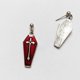 thumbnail image 3 of Halloween Theme Bloody Casket Dangle Stud Earring Party Ornament Unisex Jewelry, 3 of 5