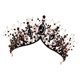 thumbnail image 3 of Coronas barrocas para mujer, tiara de boda con diamantes de imitación, corona negra, tocado gótico, coronas, 3 of 5