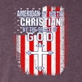 thumbnail image 6 of Wild Bobby, American by Birth Christian by The Grace of GOD Inspirational/Christian Men Premium Tri Blend Tee, Vintage Purple, Small, 6 of 6