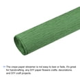 thumbnail image 3 of Uxcell 2Pcs Crepe Paper Roll Crepe Paper Various Decoration 6.9ft Long 20 inch Wide, Dark Green, 3 of 6