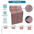 thumbnail image 7 of Ombre Red Black Striped Table Runner Farmhouse Modern Stripes Tablerunners 13 x 48 Inch, Table Decorations Tabletop Scarf for Summer Gathering Holiday Farmhouse Kitchen Dining Decor, 7 of 7