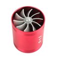 thumbnail image 1 of Compresor Sunnimix Doble Ventilador Turbo Fuel Gas Saver 2.5-2.9 pulgadas Azul Rojo, 1 of 8