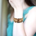 thumbnail image 2 of ZPAQI Shinning Leopard Printing Design Bracelet Punk Style Jewelry for Mother, 2 of 7
