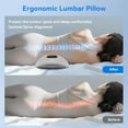 thumbnail image 6 of 3 in 1 Back Massager, Lower Back Massager - Massager with Heat,Vibration,Traction Lumbar Support Pillow for Lower Back Pain Relief, 6 of 8