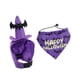 thumbnail image 5 of Disfraz de Halloween para mascotas, accesorios para perros, conjunto de sombrero y pañuelo, creativo, resistente y divertido. Púrpura L, 5 of 9