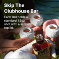 thumbnail image 4 of 3pcs/set Golf Ball Shaped Shot Glass For Golf Sports Lovers Gifts, 4 of 5