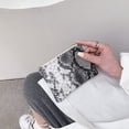 thumbnail image 4 of Fashion Women PU Snake Pattern Coin Purse Wallet Small Clutch Bag (Black), 4 of 7