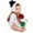 c-White, variant on Toddler Christmas Snowman Warm Plush Cute Hoodied Romper with Scarf Baby Girl Winter Clothes for 3-6 Months