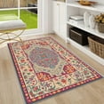 thumbnail image 4 of 1PC Ethnic Region Carpet Local Carpet, Lightweight Washable Easy-to-Tidy Rug Mat Festival Gift, Suitable for Living Room, Bedroom, Dining Room, Office, Balcony, Room Accessones, 4 of 8