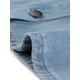 thumbnail image 5 of AllegK Falvaquecon botones y bolsillos de cintualhasrodilpamujer Azul gris XL, 5 of 5