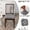 C, variante sur Catégorie de Produit Coussin d'Assise et Oreiller de Dossier, Lot de 2, Housses de Chaises de Salle à Manger pour Chaises de Cuisine et de Salle à Manger