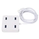 thumbnail image 2 of Hub USB de 4 puertos, color blanco, de amplia compatibilidad, ligero, portátil, divisor USB de escritorio para discos duros externos, 2 of 5