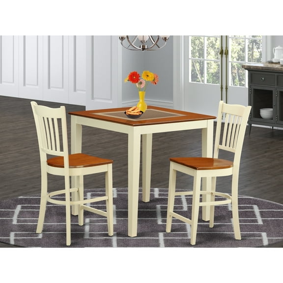 Counter Height Dining Set - Table & 4 Chairs - Modern Kitchen Furniture