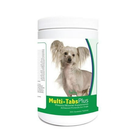 UPC: 0840235122579 | Healthy Breeds 840235122579 Chinese Crested Multi-Tabs Plus Chewable Tablets – 365 Count