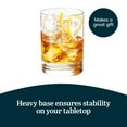thumbnail image 3 of Libbey Heavy Base Double Old Fashioned Glasses - Elegant Whiskey Glasses Set of 12 - Dishwasher Safe Cocktail Glass for Cocktails, Juice, and More, 3 of 4