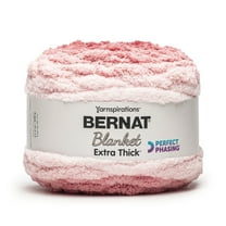Bernat® Blanket Extra Thick Perfect Phasing™ 7 Jumbo Polyester Yarn, Brick Red 21.2oz/600g 65 Yards