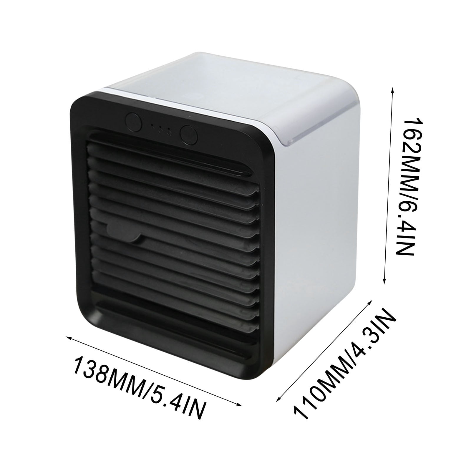 USB Portable Air Cooler Humidifier with 3 Speeds 750ml Tank for Home Office Outdoor Freon-Free Evaporative Cooling Fan Mute Design Upgraded Filter 8-12掳C Cooling Area