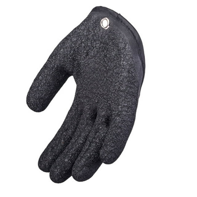 Manopla Guante de pesca de 1 pieza, guante profesional para atrapar peces, guante de pesca antidesli Tomshoo Manopla