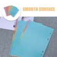 thumbnail image 3 of COOPHYA Punched Binder Dividers Plastic 3 Sets 7.9 5.8 In, 3 of 8
