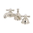 thumbnail image 1 of Kingston Brass KS3966AX Robinet de Lavabo à Large Diffusion 8 Po, Nickel Poli, 1 of 1